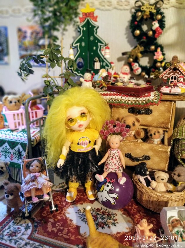 Зима у моих кукол, часть 2