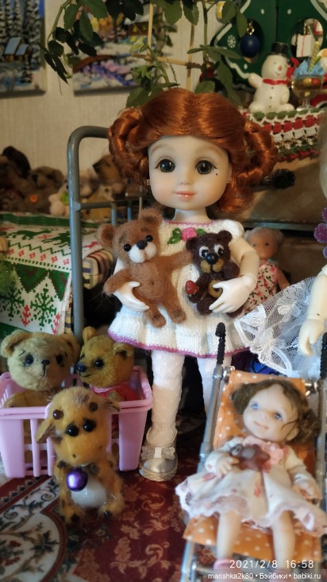 Зима у моих кукол, часть 2