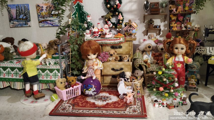 Зима у моих кукол, часть 1