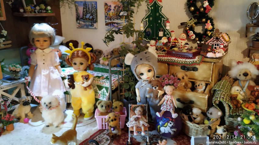 Зима у моих кукол, часть 2