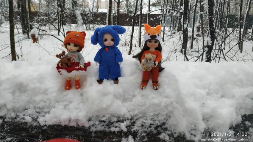 Зима у моих кукол, часть 1