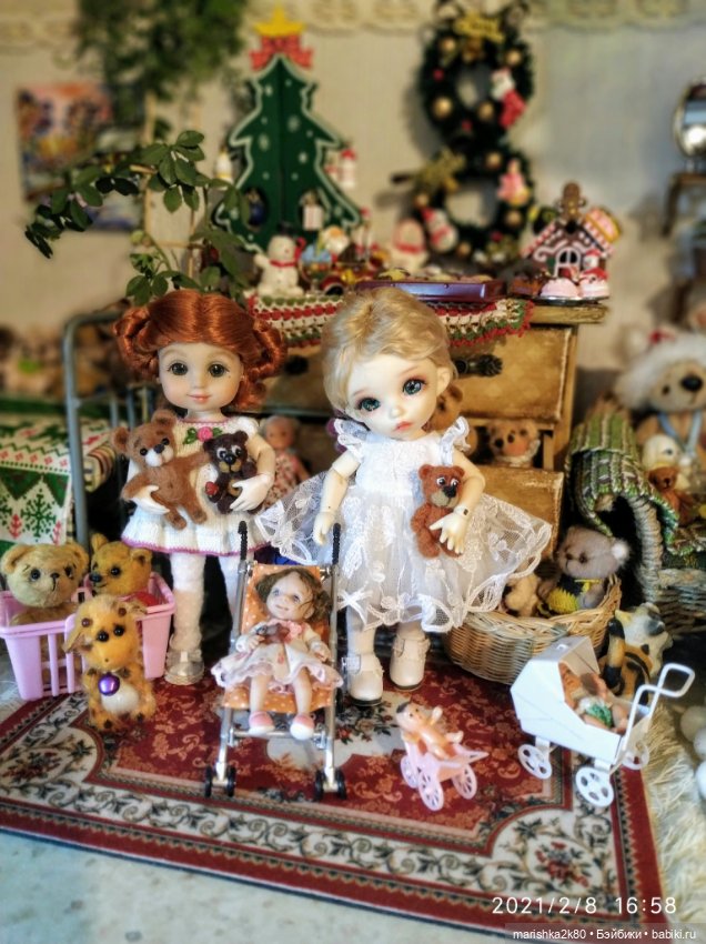 Зима у моих кукол, часть 2