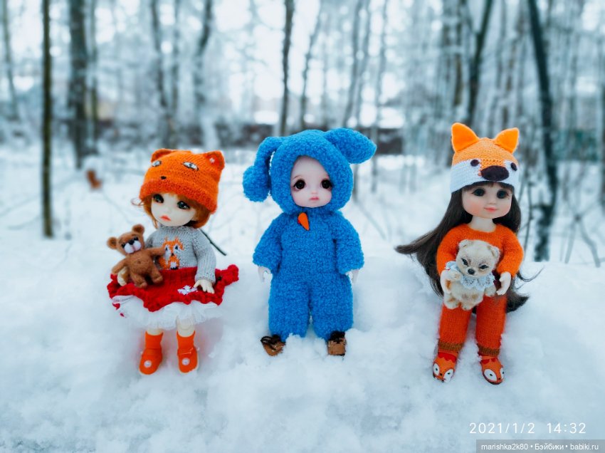 Зима у моих кукол, часть 1