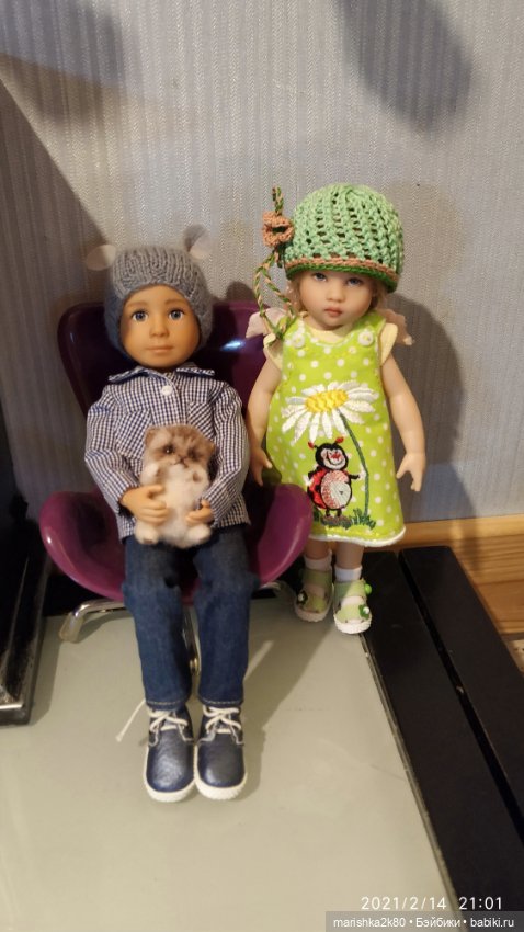 Зима у моих кукол, часть 2