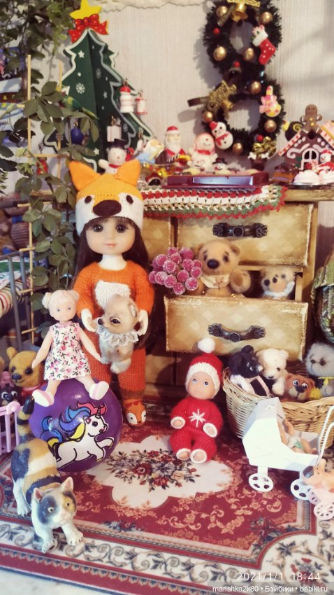 Зима у моих кукол, часть 1
