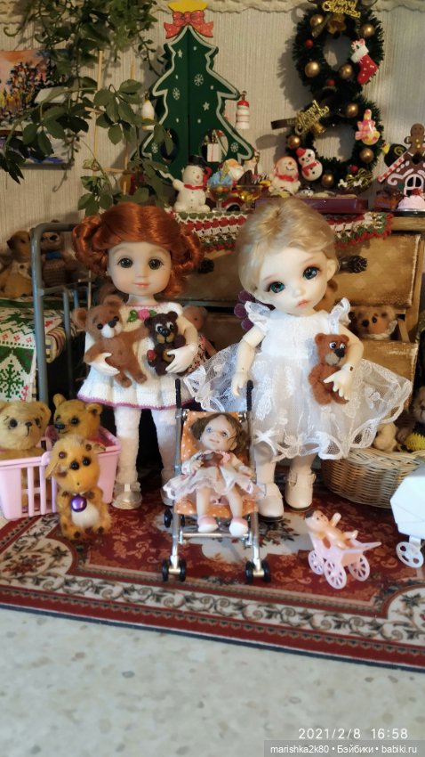 Зима у моих кукол, часть 2