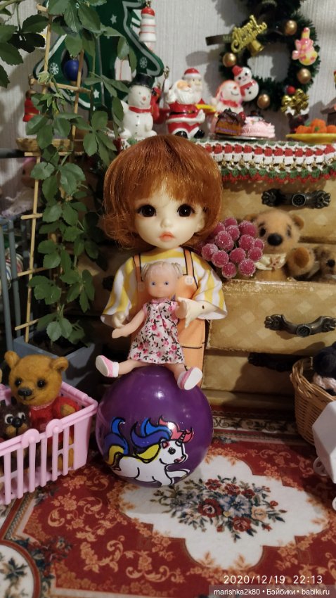 Зима у моих кукол, часть 1