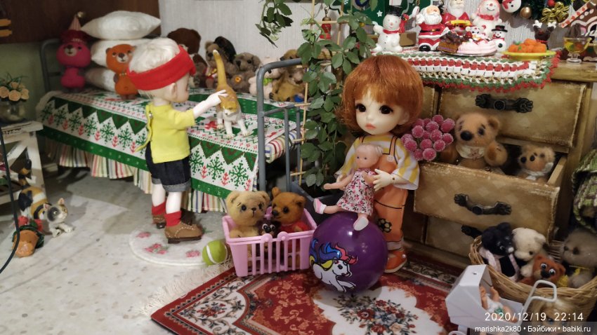 Зима у моих кукол, часть 1