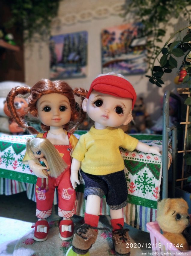 Зима у моих кукол, часть 1