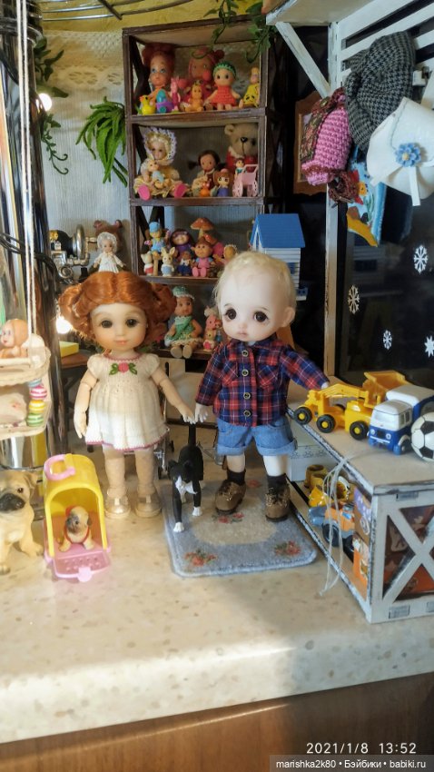 Зима у моих кукол, часть 2