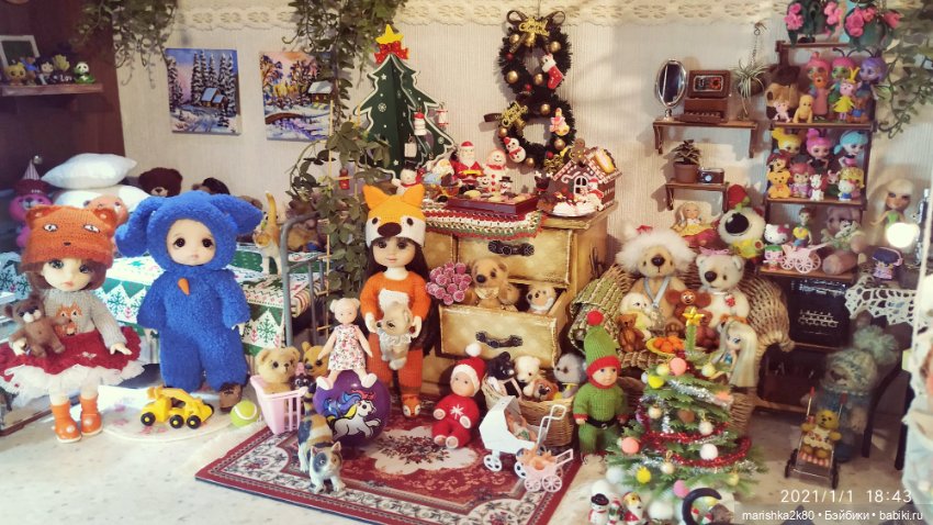 Зима у моих кукол, часть 1