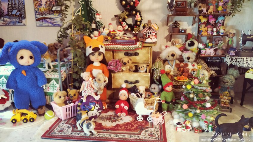 Зима у моих кукол, часть 1
