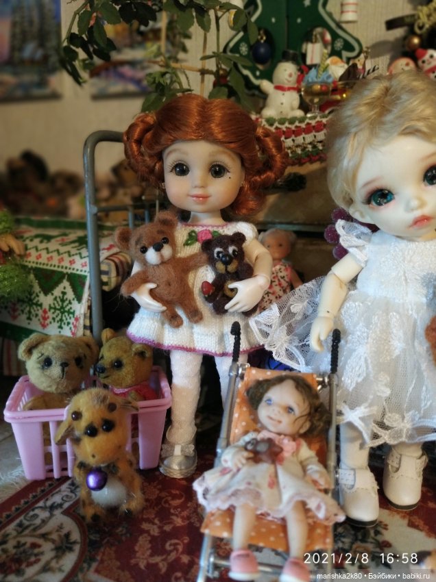 Зима у моих кукол, часть 2