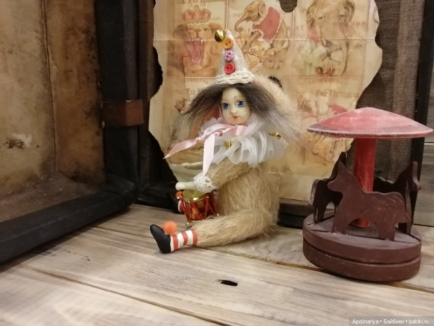 Mia teddy-doll из коллекции "Винтажный цирк" (фото 9)