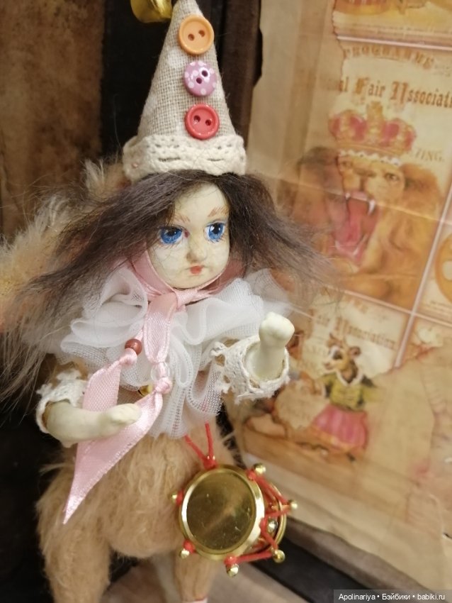 Mia teddy-doll из коллекции "Винтажный цирк"