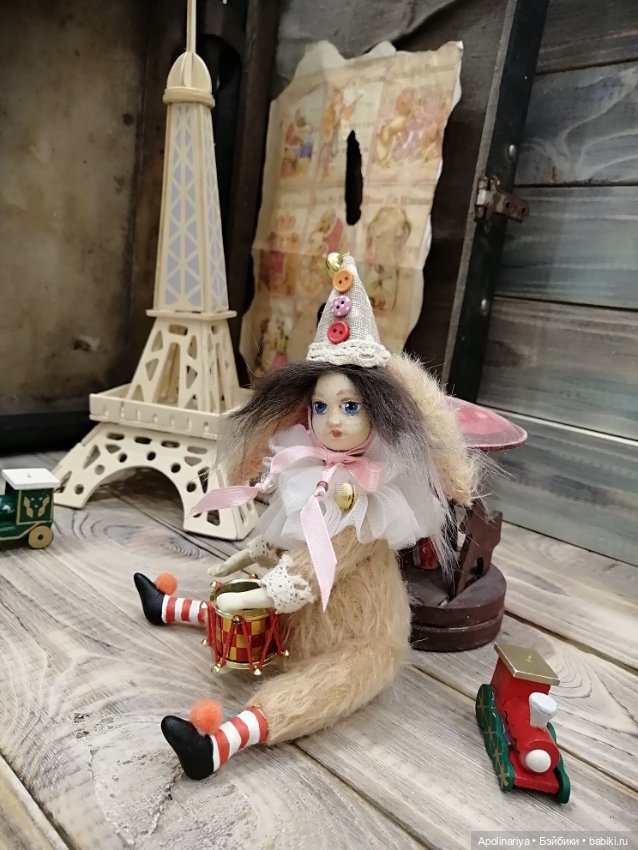 Mia teddy-doll из коллекции "Винтажный цирк"