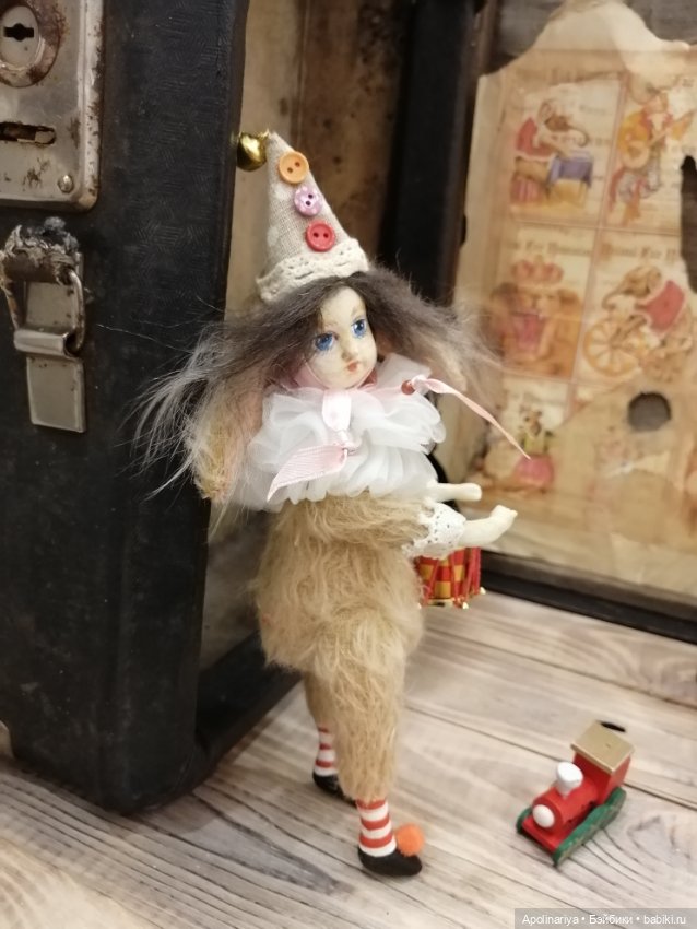 Mia teddy-doll из коллекции "Винтажный цирк"