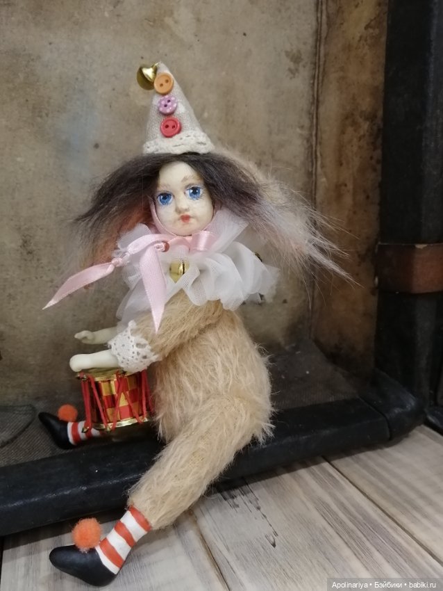 Mia teddy-doll из коллекции "Винтажный цирк" (фото 3)