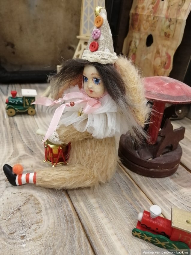 Mia teddy-doll из коллекции "Винтажный цирк" (фото 6)