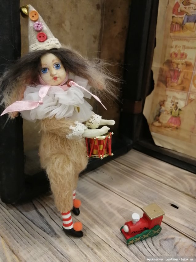 Mia teddy-doll из коллекции "Винтажный цирк" (фото 10)