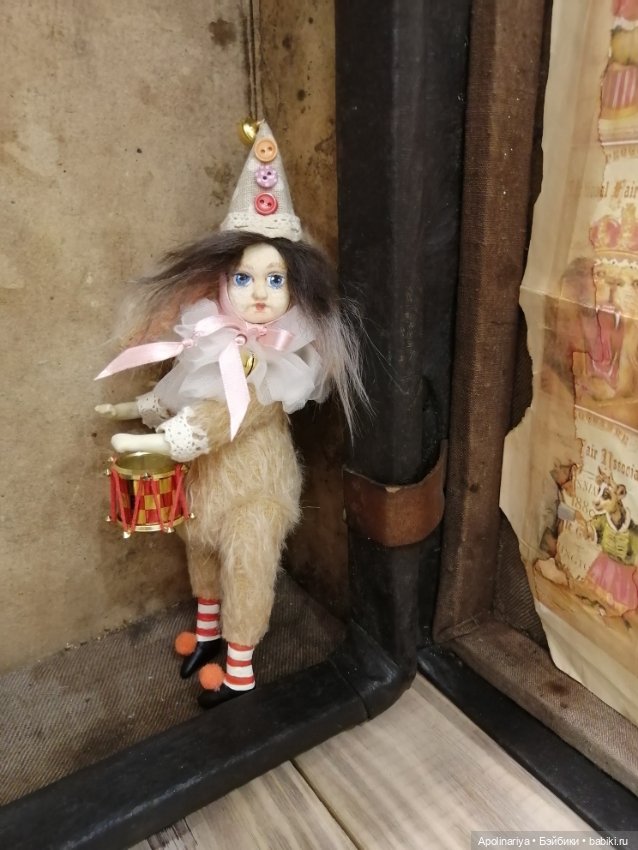 Mia teddy-doll из коллекции "Винтажный цирк" (фото 5)