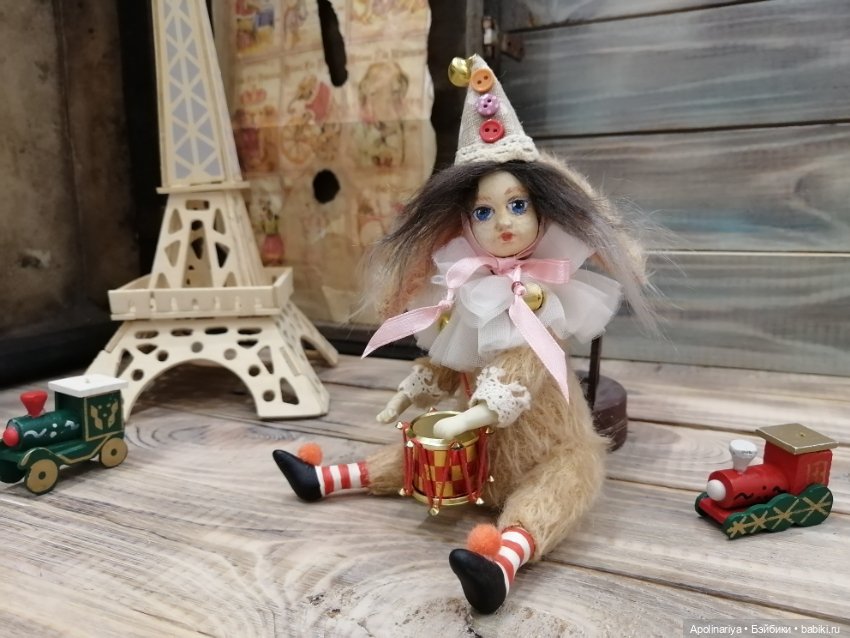 Mia teddy-doll из коллекции "Винтажный цирк" (фото 2)