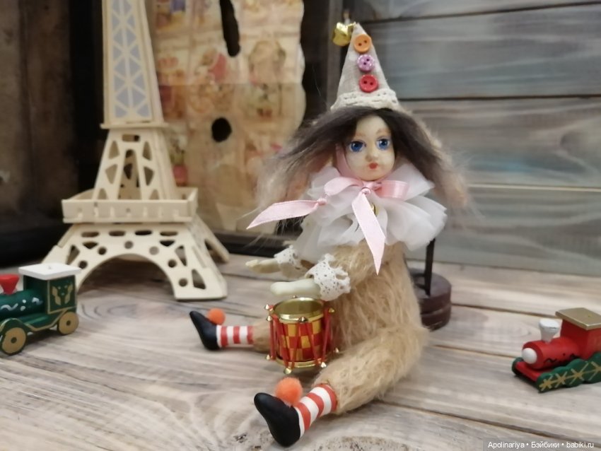 Mia teddy-doll из коллекции "Винтажный цирк" (фото 4)