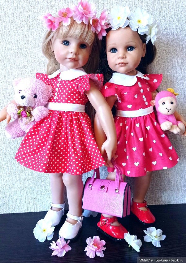 Весна, цветы и платьица в горошек