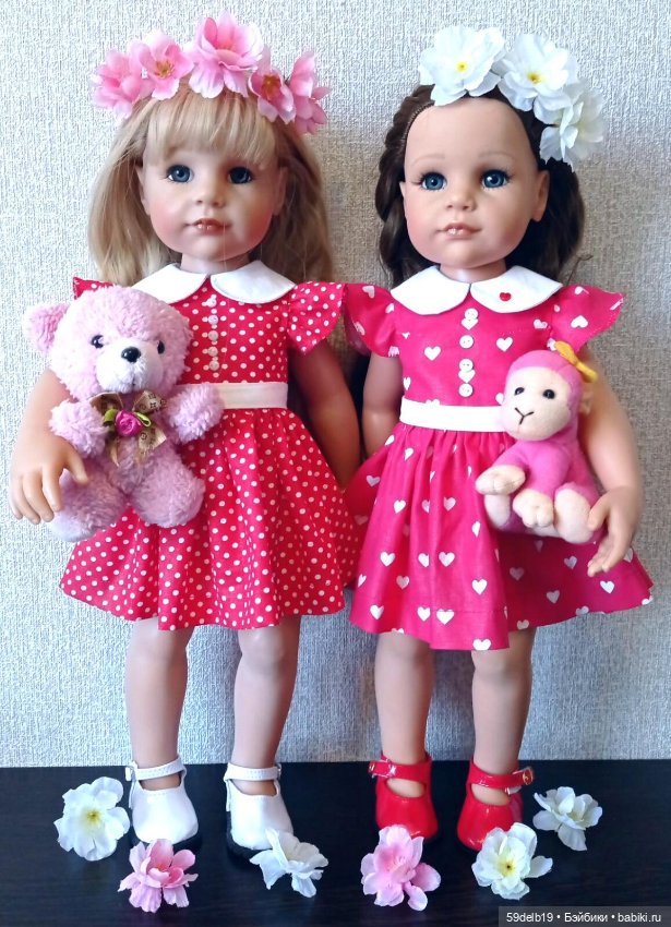 Весна, цветы и платьица в горошек