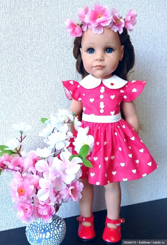 Весна, цветы и платьица в горошек