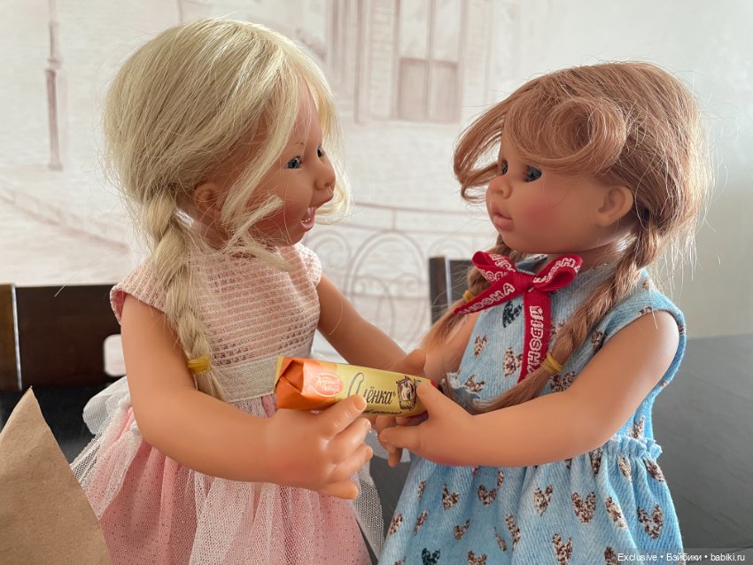 Долгожданная встреча — Куклы Rosemarie Anna Muller (Мюллер): Вихтели (Wichtel) (фото 6)