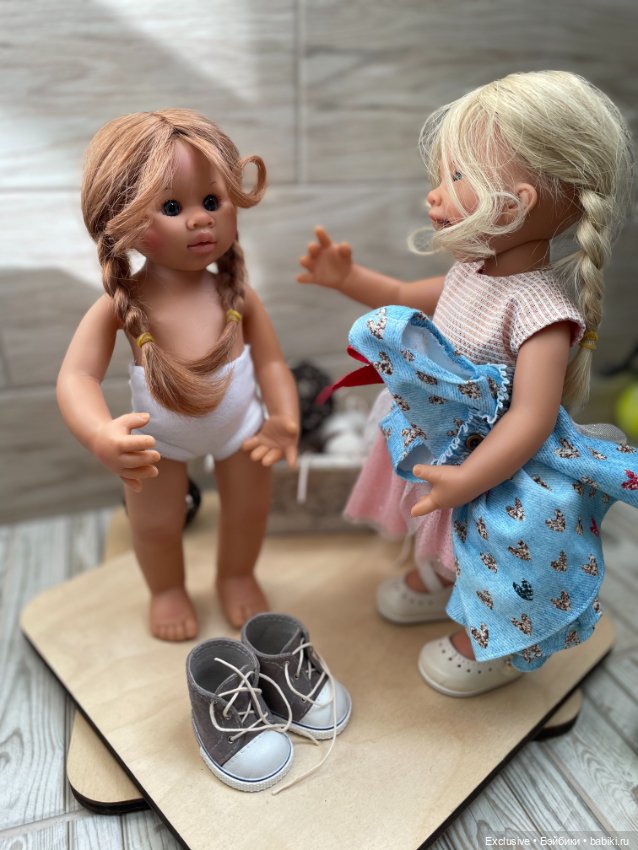 Долгожданная встреча — Куклы Rosemarie Anna Muller (Мюллер): Вихтели (Wichtel)