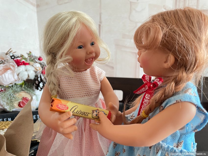 Долгожданная встреча — Куклы Rosemarie Anna Muller (Мюллер): Вихтели (Wichtel) (фото 7)