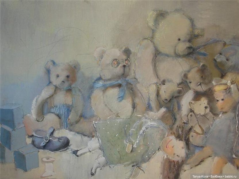 Художники и игрушечные медведи