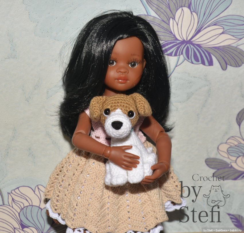 Джек-рассел-терьер (jack russell terrier). Собачка для куклы или просто игрушка) (фото 8)