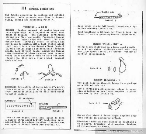 Выкройка для кукол McCalls 1965 for 7-8`` and 9-10`` dolls (фото 10)