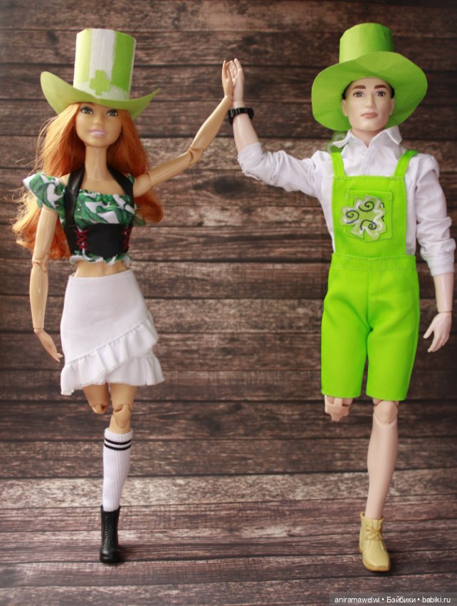 Танцы на праздновании дня Святого Патрика