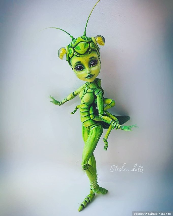 Кузнечик. Мой новый ООАК куклы МХ (фото 5)