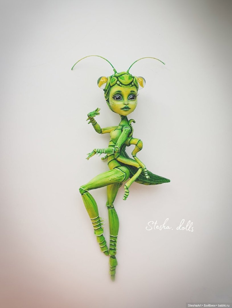 Кузнечик. Мой новый ООАК куклы МХ (фото 4)