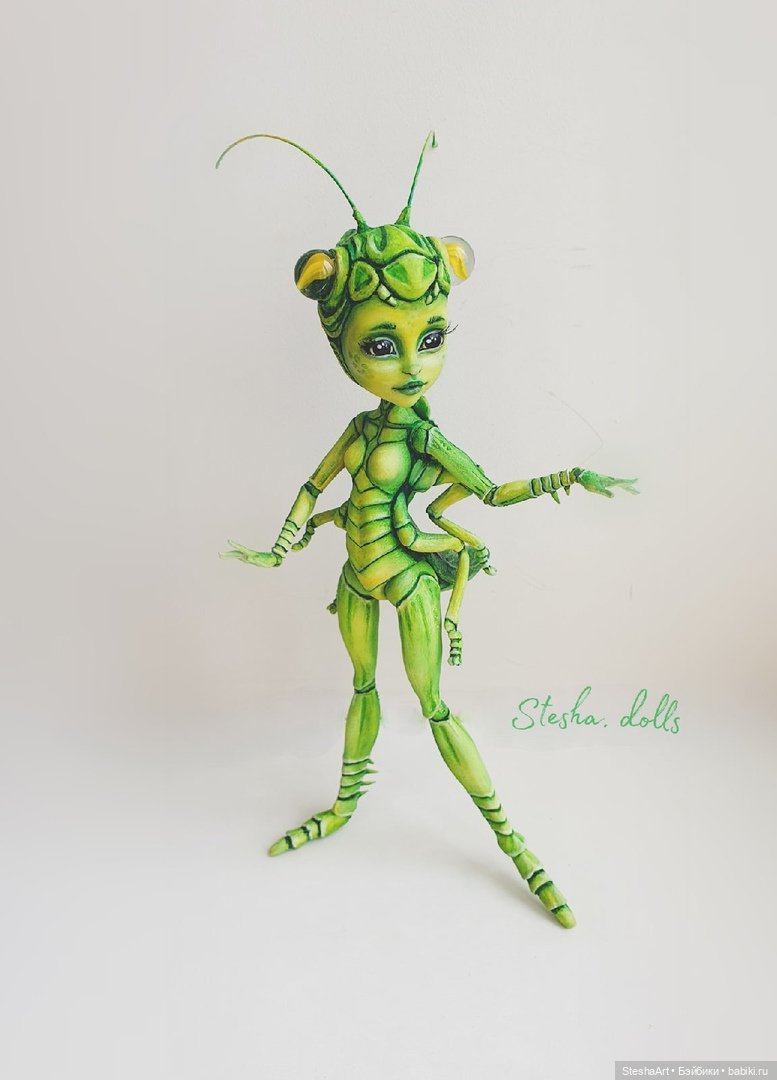 Кузнечик. Мой новый ООАК куклы МХ (фото 3)