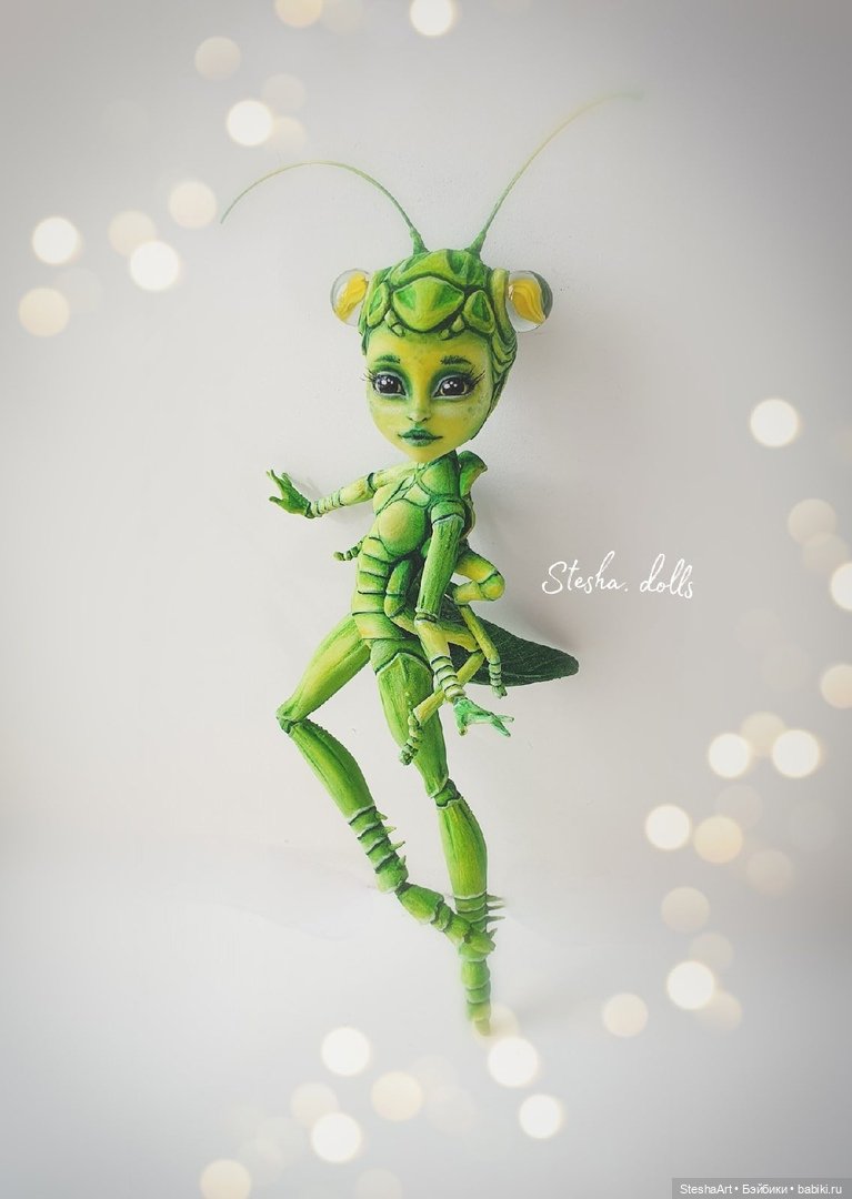 Кузнечик. Мой новый ООАК куклы МХ (фото 8)