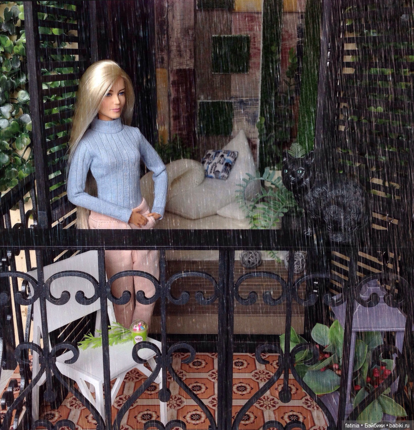 Балкон. Пожалуй лучшая моя находка для кукольных фотосессий