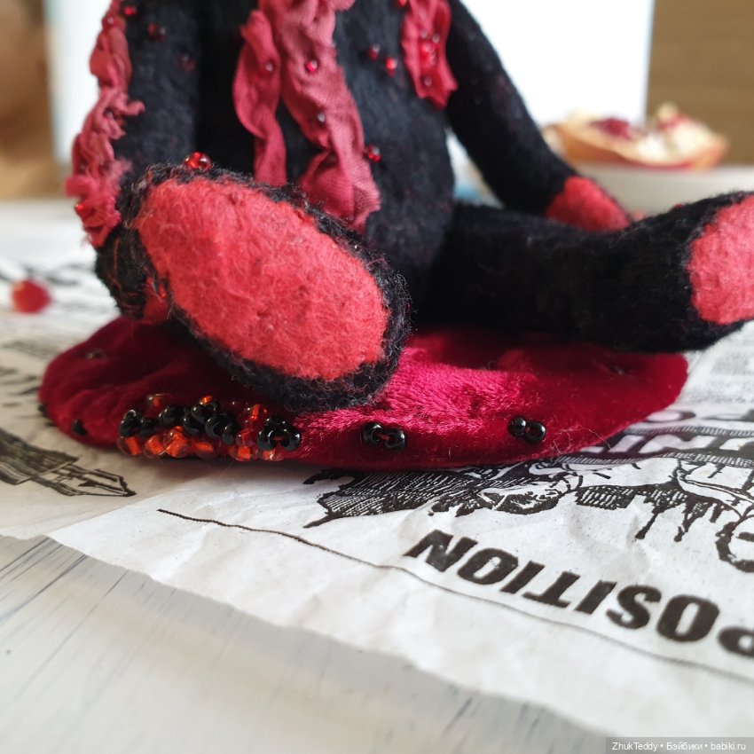 Чёрный мишка — Авторские мишки Тедди и друзья: фото (фото 4)