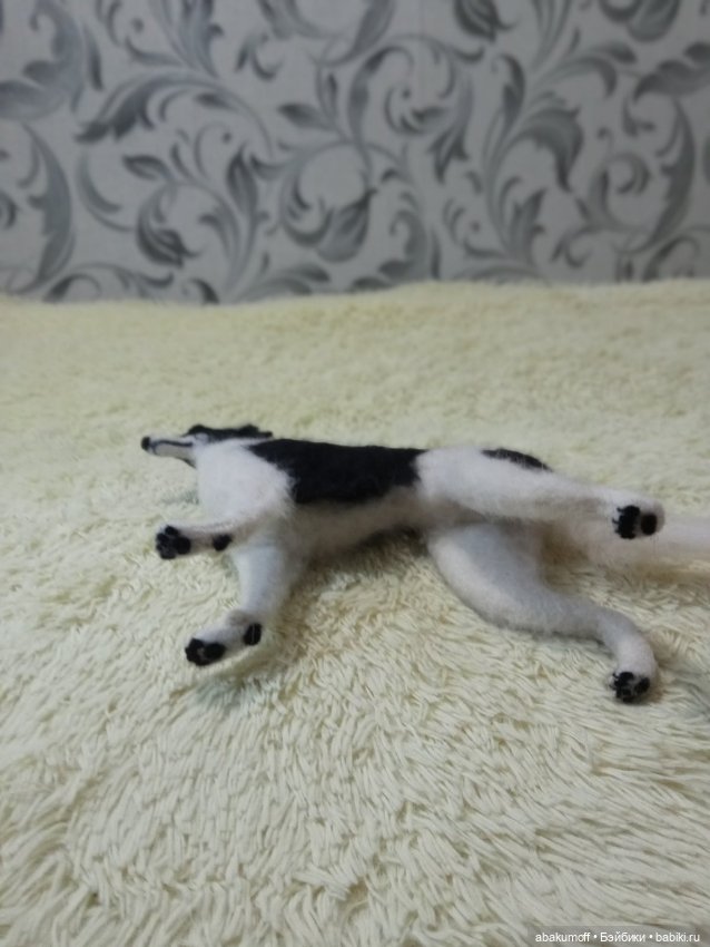Русская псовая борзая — Валяные игрушки из шерсти: сухое валяние (фото 3)