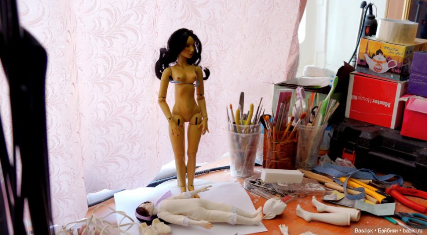 Мое рабочее место — Авторские шарнирные куклы своими руками: лепка (фото 4)