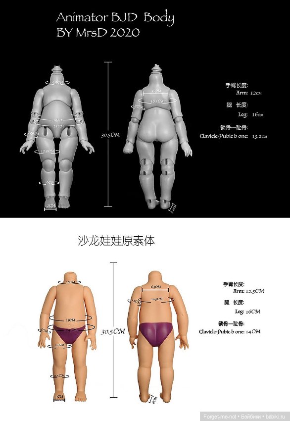 BJD тело для Аниматоров от Amooooore (фото 3)