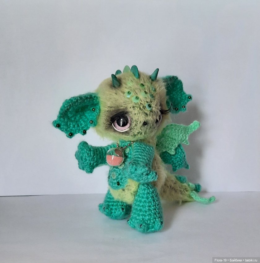 Дракончик Ушастик — Вязаные игрушки и амигуруми: крючком