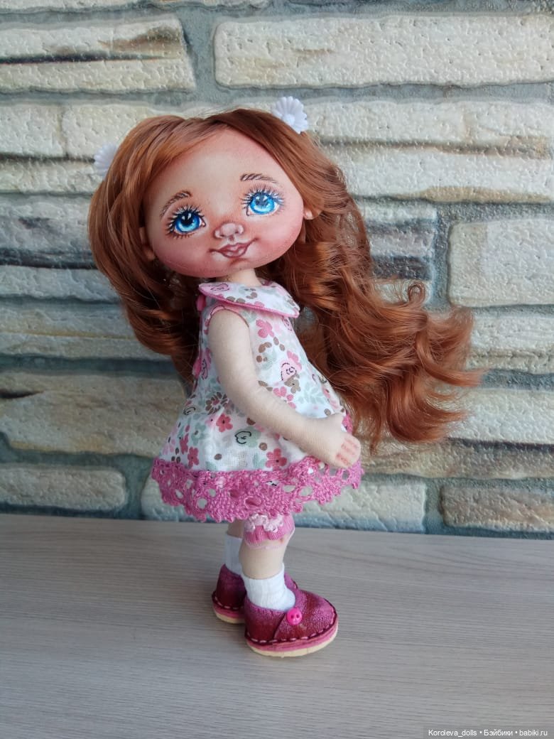 Жизнь в розовом цвете — Авторские текстильные куклы: Вальдорфские (фото 9)
