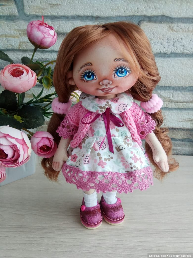 Жизнь в розовом цвете — Авторские текстильные куклы: Вальдорфские (фото 3)