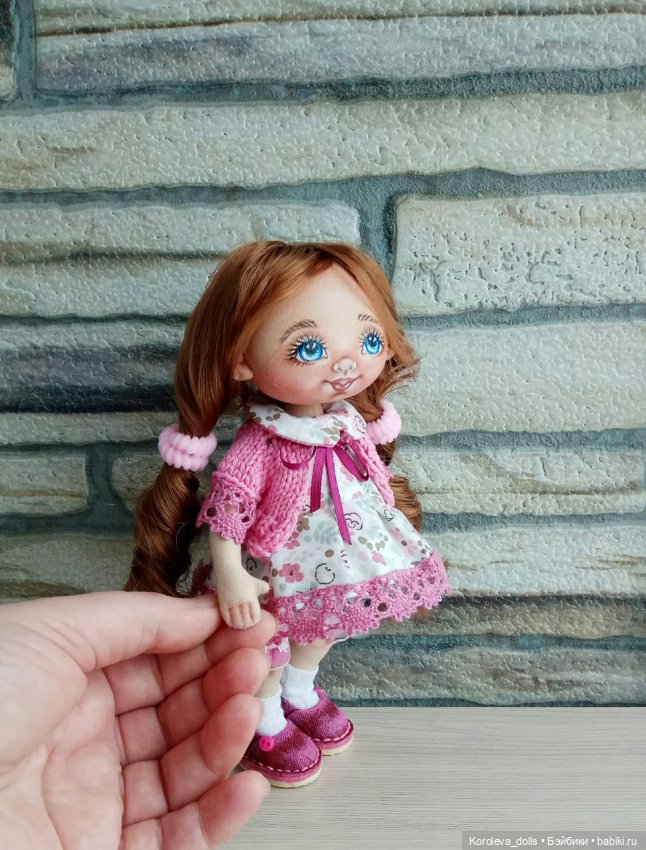 Жизнь в розовом цвете — Авторские текстильные куклы: Вальдорфские (фото 6)